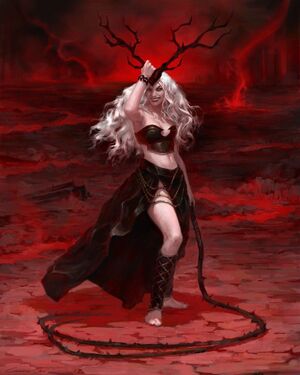 A depiction of Beshaba