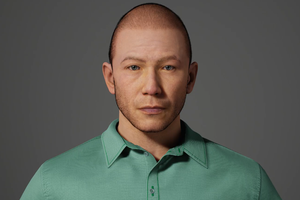 File Photo of Dr. Gregory Lobachevsky, a white male with dark eyes, close-cropped hair and stubble, and a mint green button-down shirt.